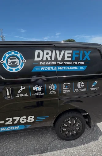 DriveFix mobile mechanic van serving Palm Beach County